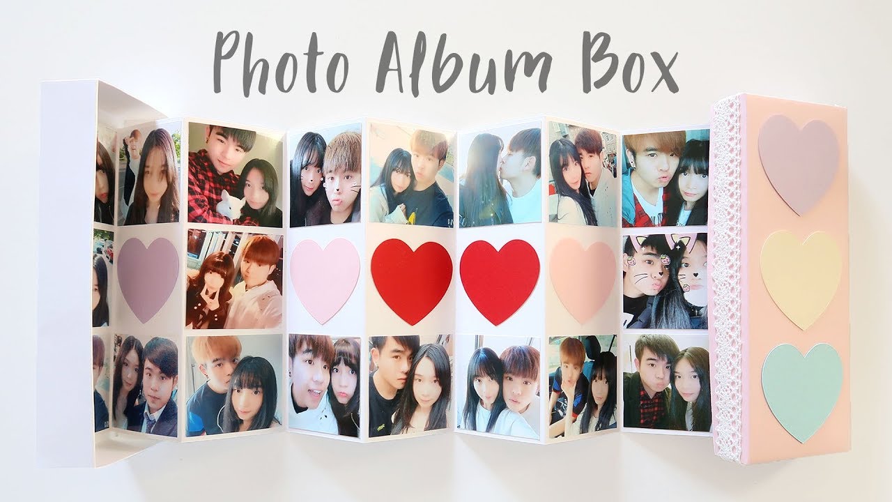 DIY | Pull Out Photo Album Box Tutorial | Handmade Gift Idea