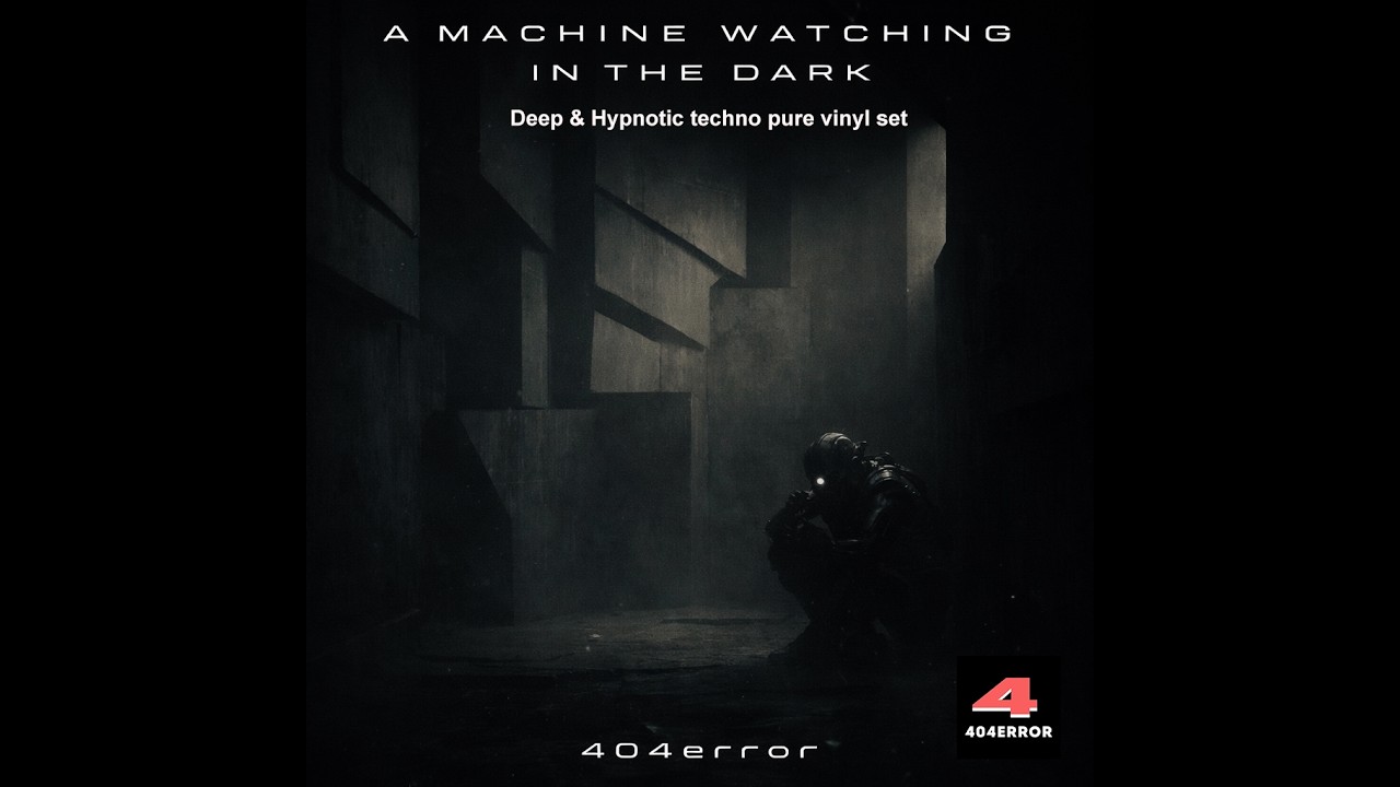 Deep Techno - Vinyl Set - a Machine Is Watching In The Dark - pure vinyl - Hypnotic Techno