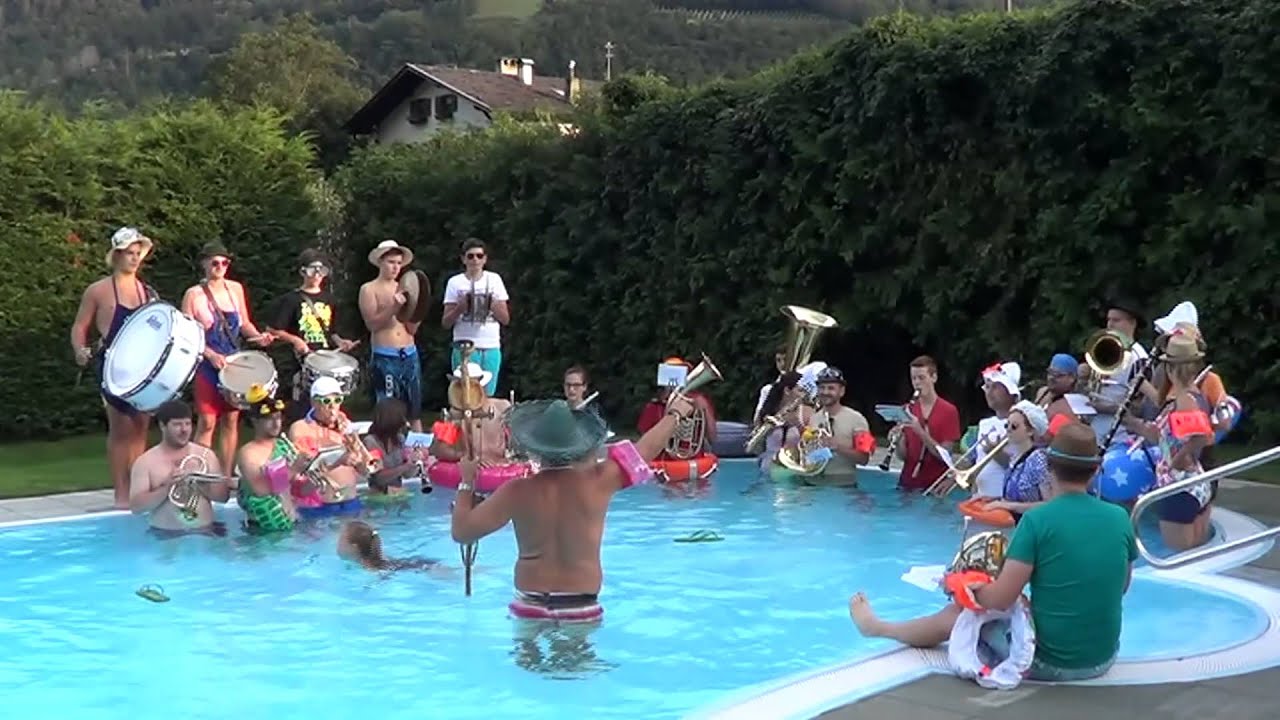 Cold Water Challenge 2014 Musikkapelle Kastelbell