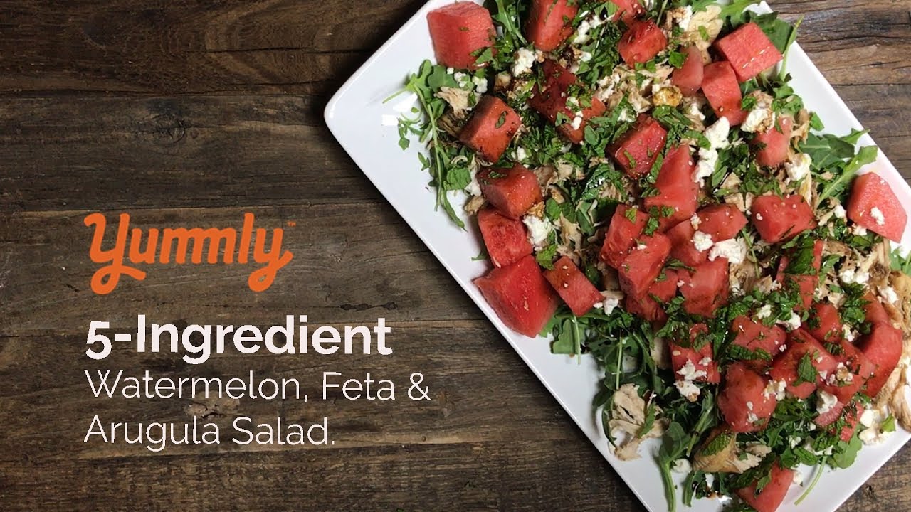 Easy Watermelon Arugula Salad | Cooking Basics by Yummly