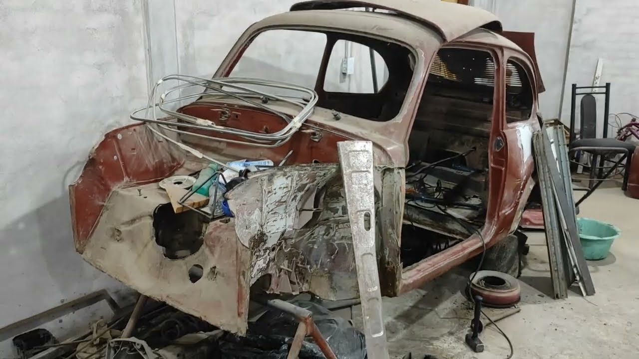 Restauración fiat 600 #2 un poco de chapa