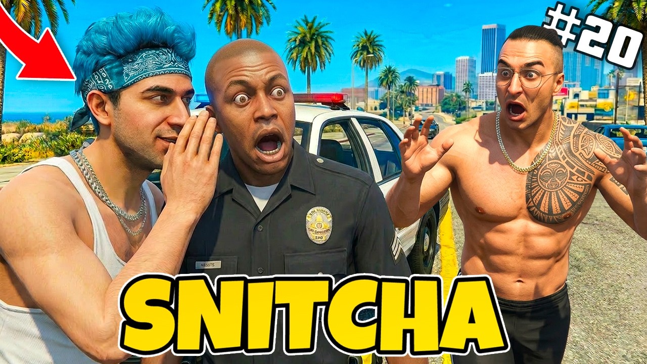 TEKNOYD SNITCHA E GLI SBIRRI MI VOGLIONO MANDARE AL GABBIO SU GTA5 RP 🔥