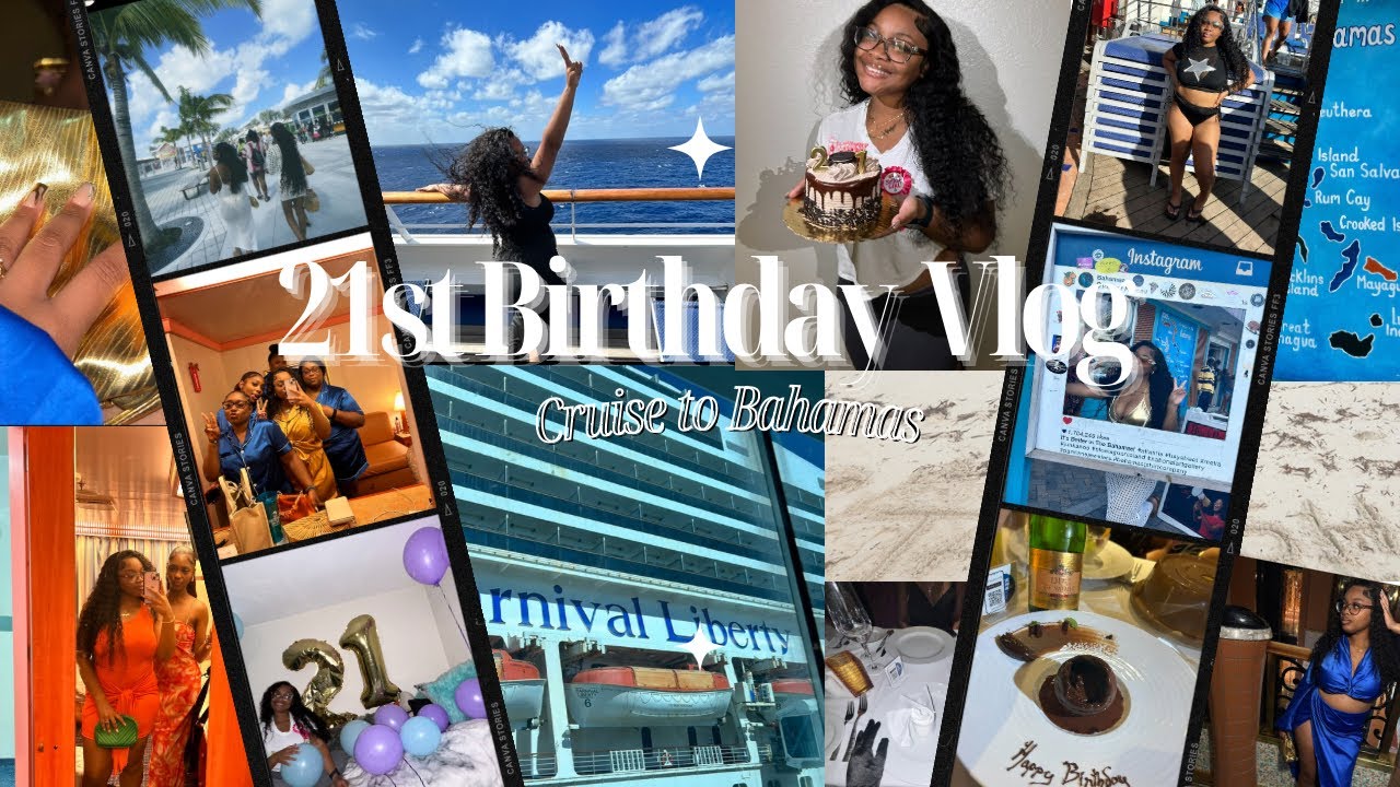 MY 21st BIRTHDAY TRAVEL VLOG!! | Cruise to the Bahamas | Celebrate with me |