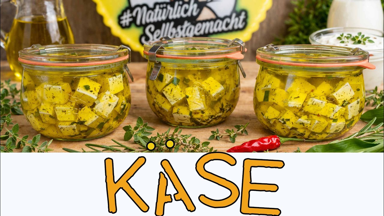 K&auml;se einfach selber machen und einlegen 