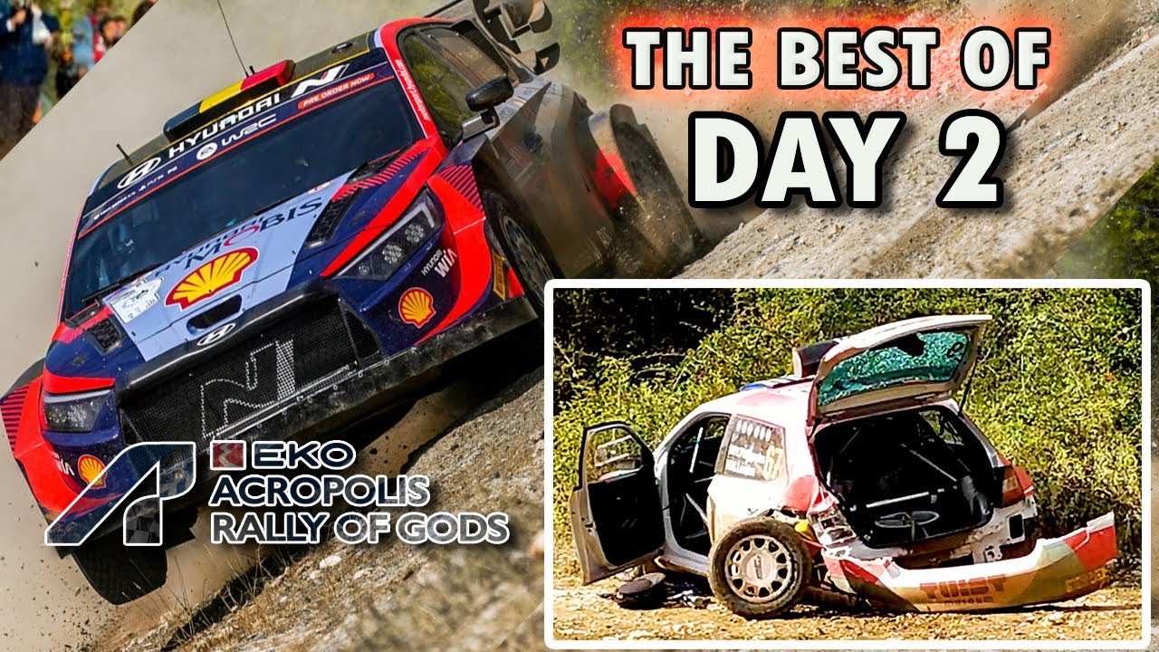 WRC EKO Acropolis Rally Greece 2023 | Friday Highlights - Crash - Best Moments and more