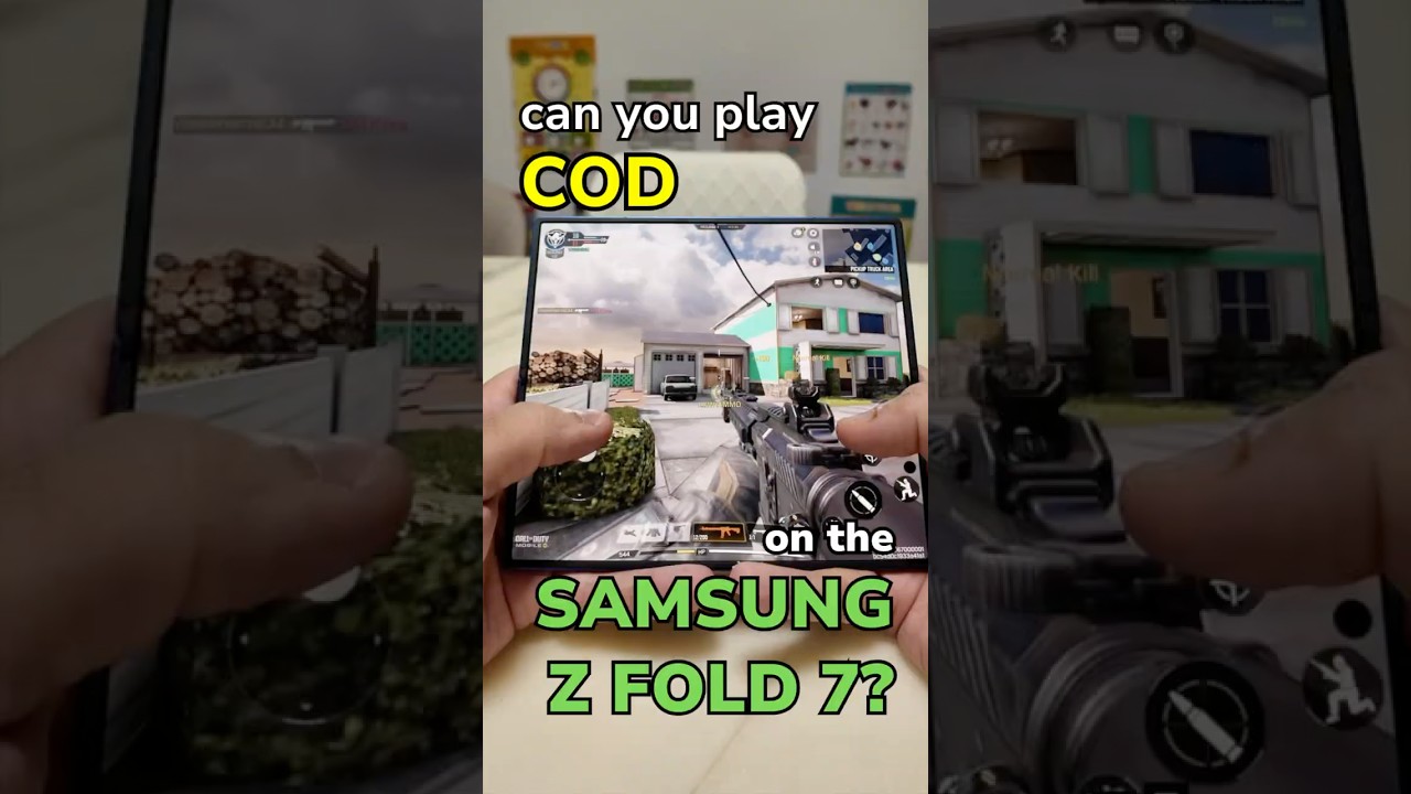 COD MOBILE on the Z FOLD 7 is INSANE 😳📱