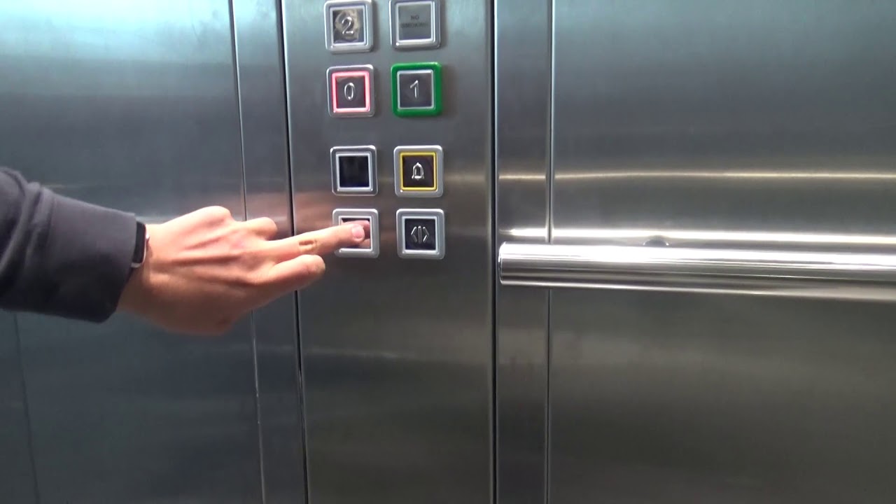 STUCK ON CAMERA: Kleeman MRL Traction Elevator @ Keflavík International Airport in Keflavik, Iceland
