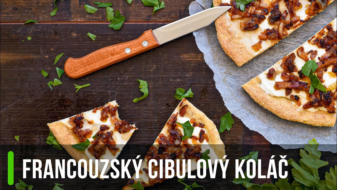 Francouzský cibulový koláč (bez lepku)