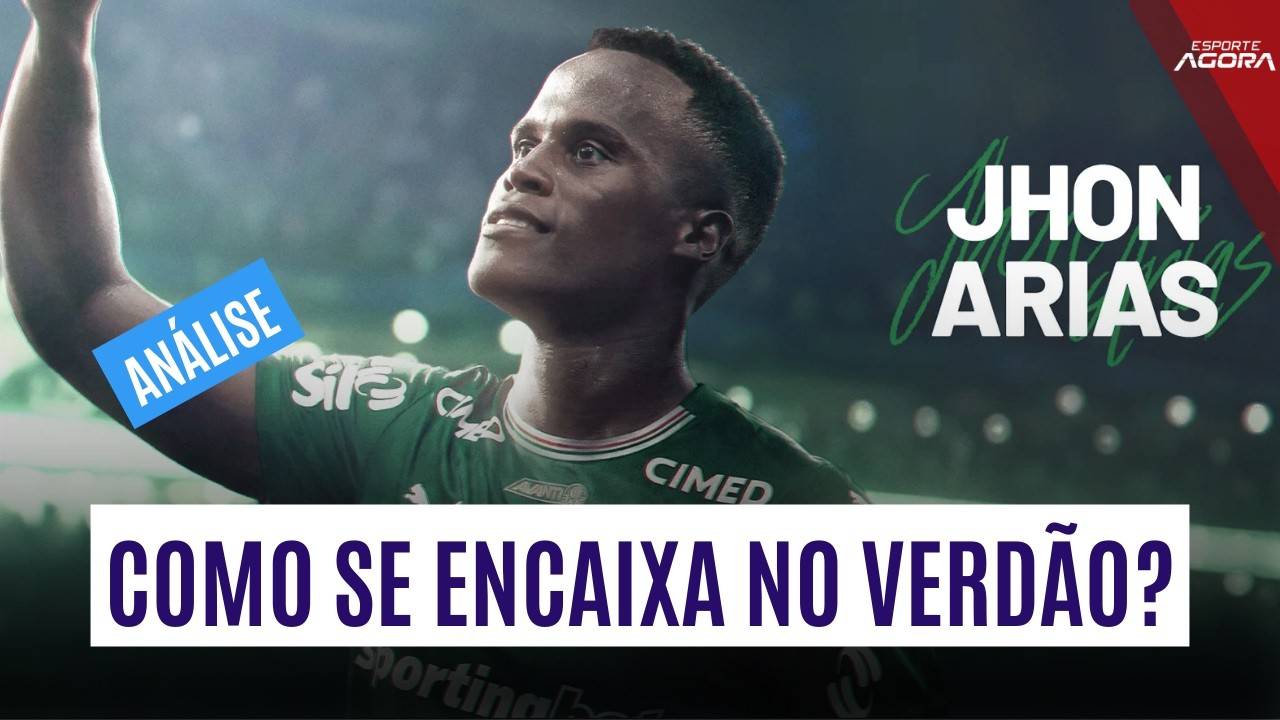 ANÁLISE TÁTICA! DESCUBRA COMO JHON ARIAS PODE SE ENCAIXAR NO TIME DO PALMEIRAS