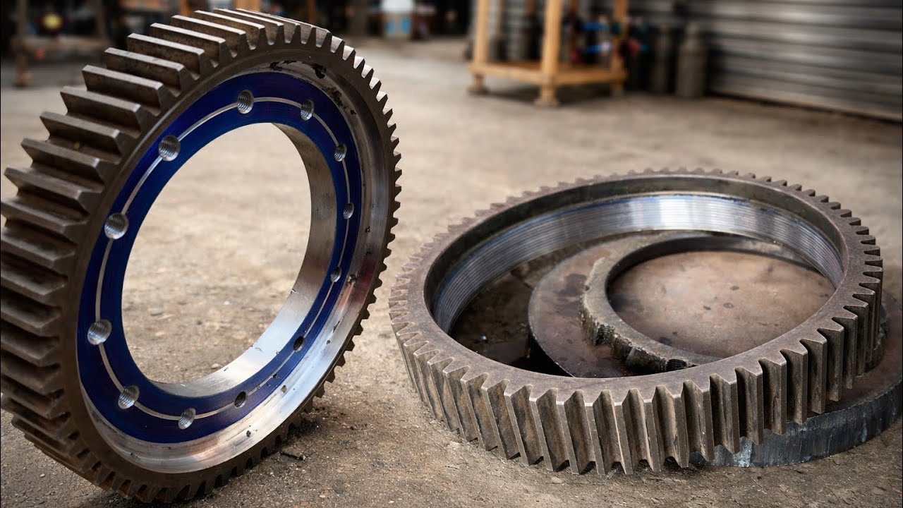From Scrap to Perfect Gear | Complete Industrial Welding & Finishing