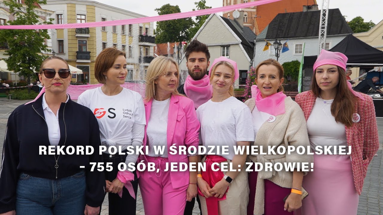 REKORD POLSKI W ŚRODZIE WIELKOPOLSKIEJ – 755 OSÓB, JEDEN CEL: ZDROWIE!