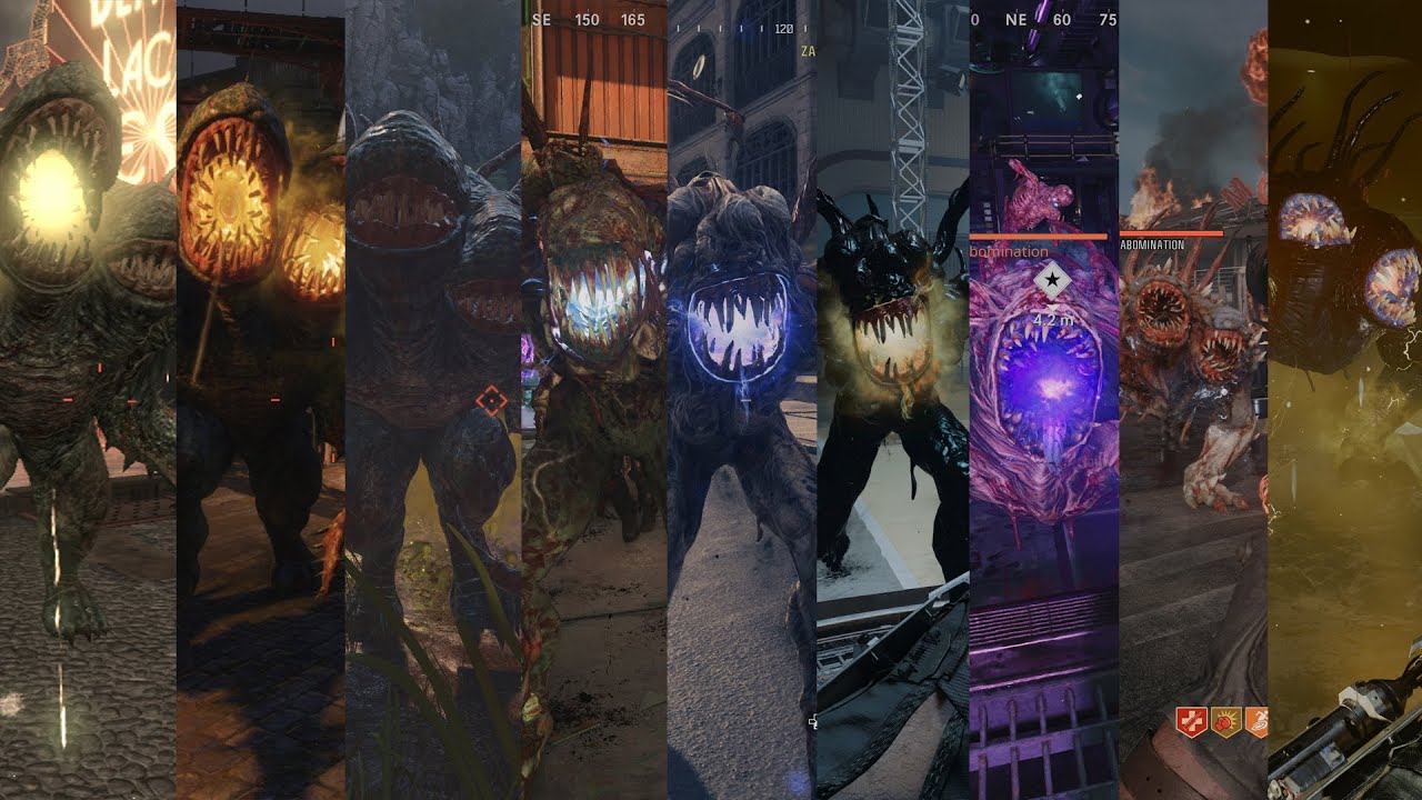 Call of Duty Zombies Margwa/Mimic/Abomination Evolution (BO3,BO4,BOCW,MW3,BO6)