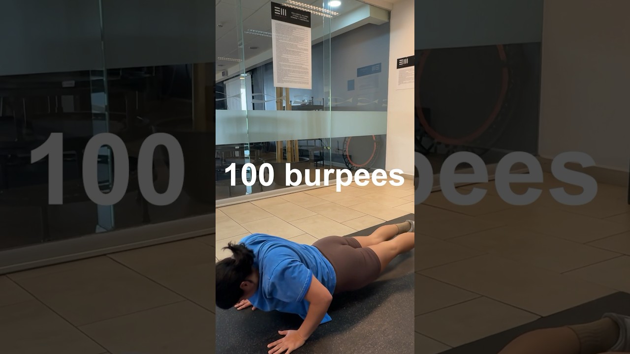 hice 100 burpees diarios por 30 d&iacute;as (mi transformaci&oacute;n) #burpees #workout #ejercicio #shorts