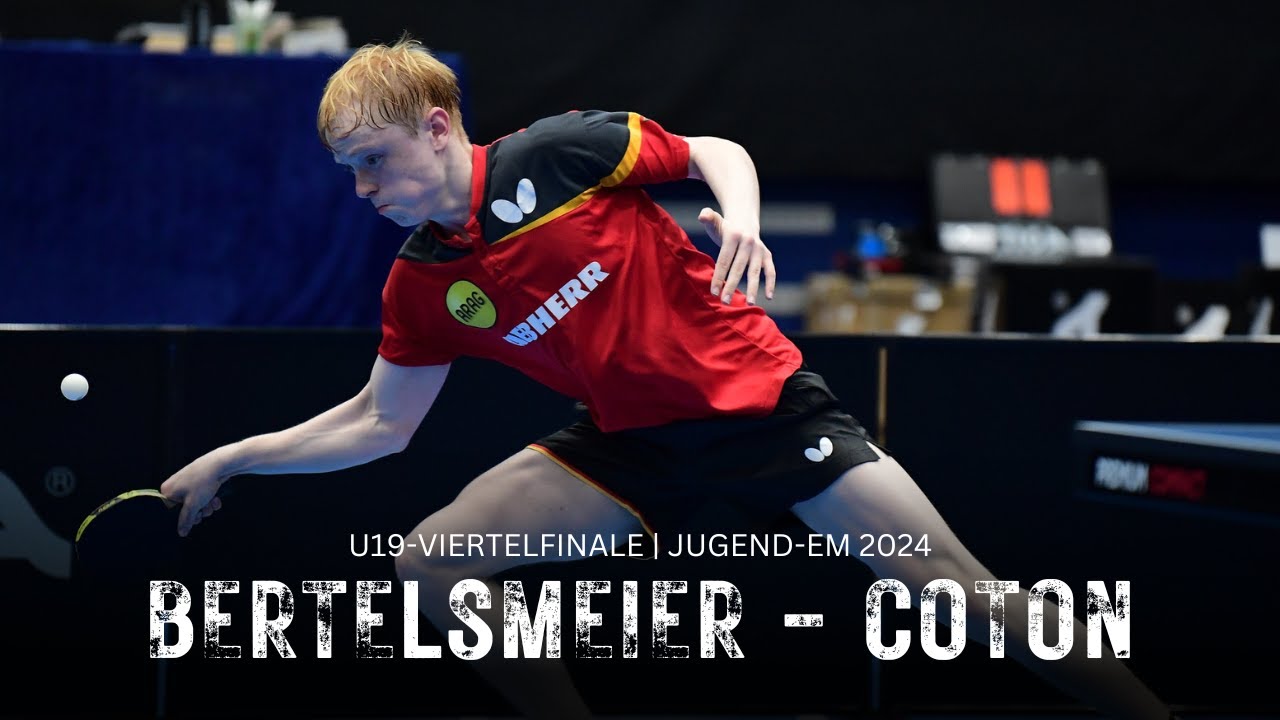 Andre Bertelsmeier - Flavien Coton | Highlights | U19-Viertelfinale | Jugend-EM 2024