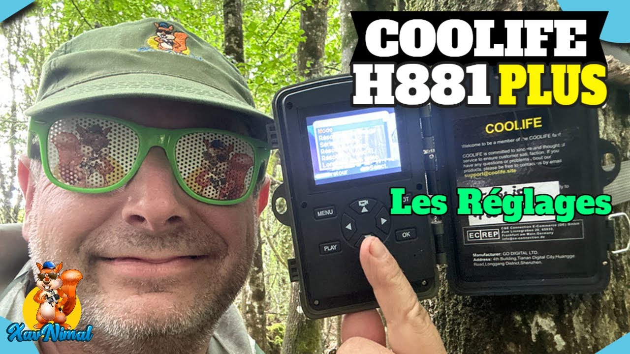 RéGLAGE CAMéRA CHASSE ▬📸▬  COOLIFE H881 PLUS