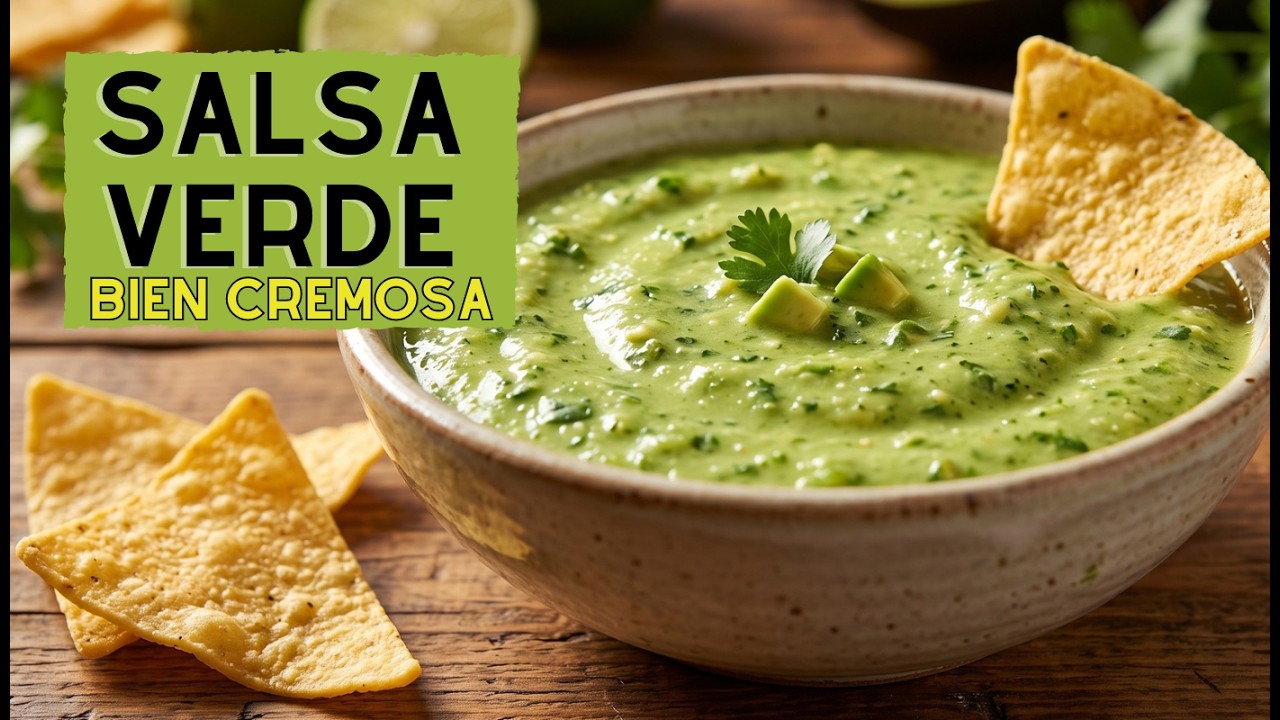Salsa Verde Cremosa: La Base de Todos los Taqueros I El Mas Salsa