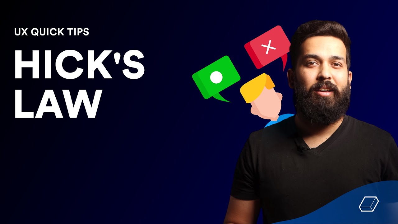 Hick's Law | UX Design Tips