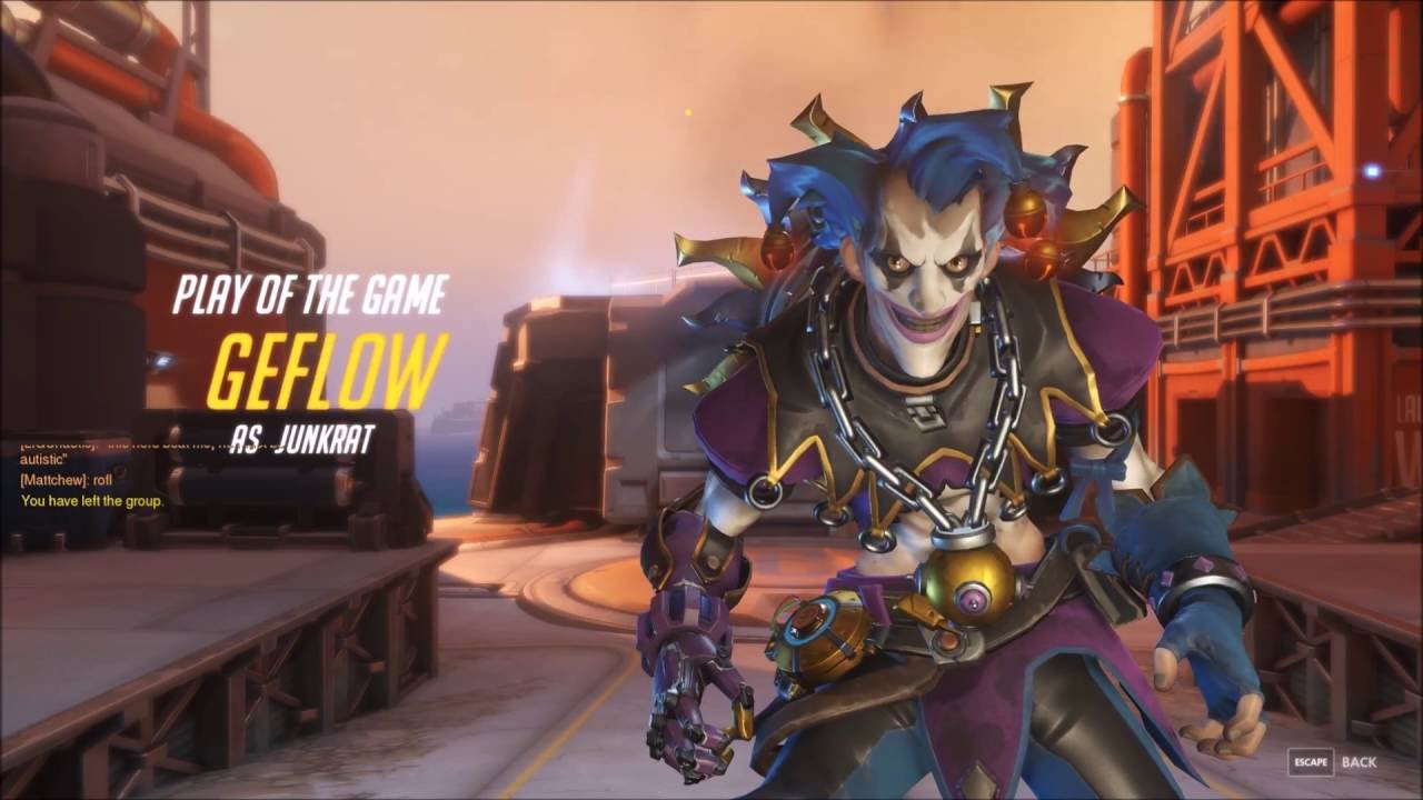 Overwatch Highlights - Junkrat well there goes their team.