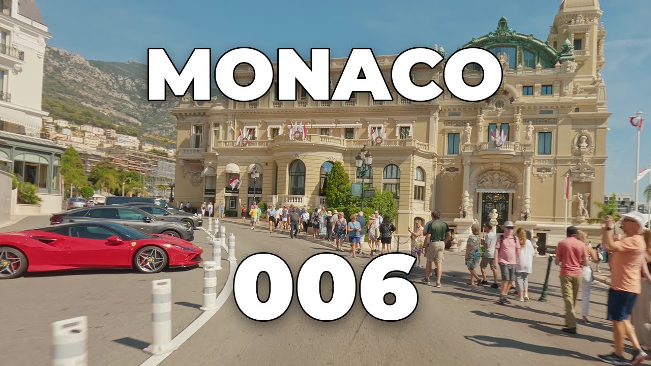 ASMR Driving 4K from BEAUSOLEIL through MONACO to MENTON in Southern France | Tour de Provence 006