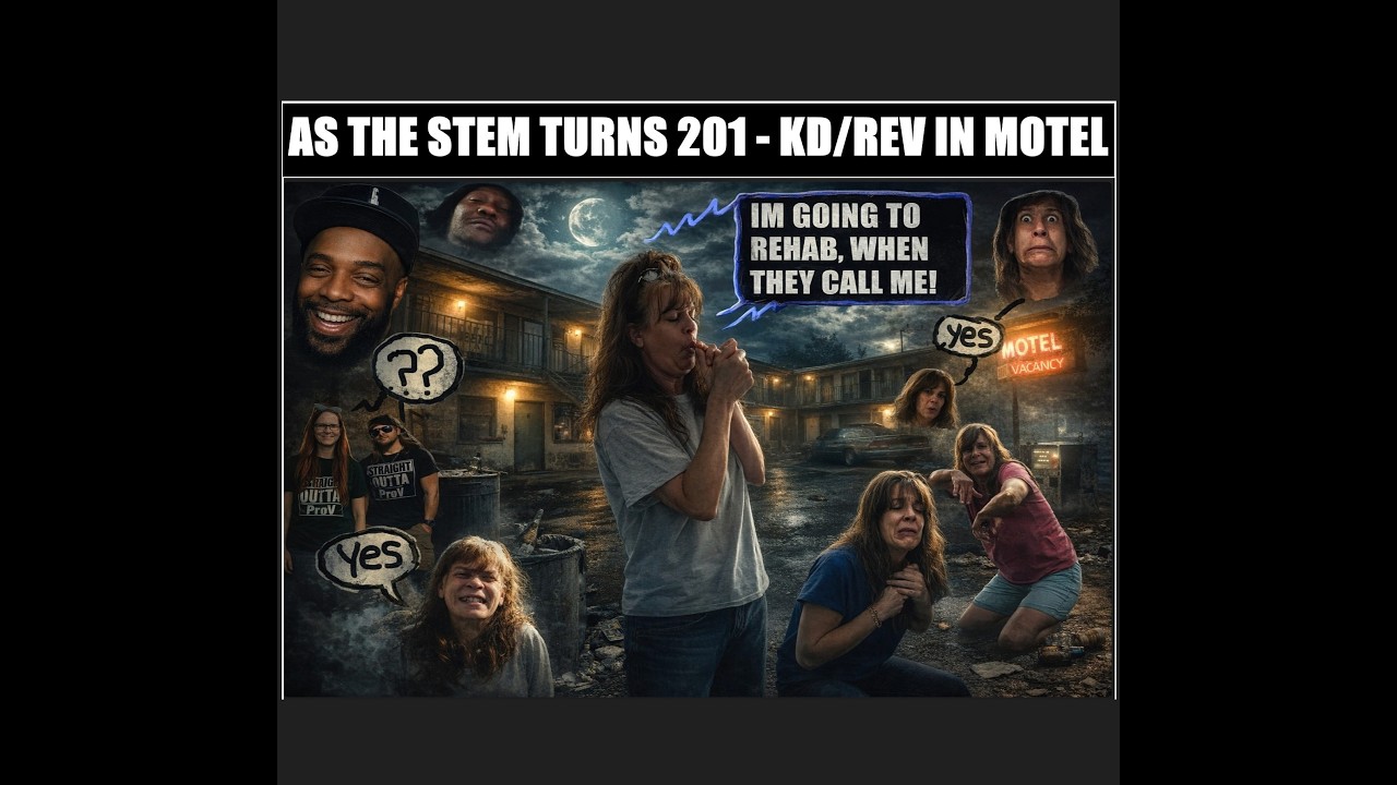 KD проводит ночь в номере мотеля с Rev, пока Stem исполняется 201 год.