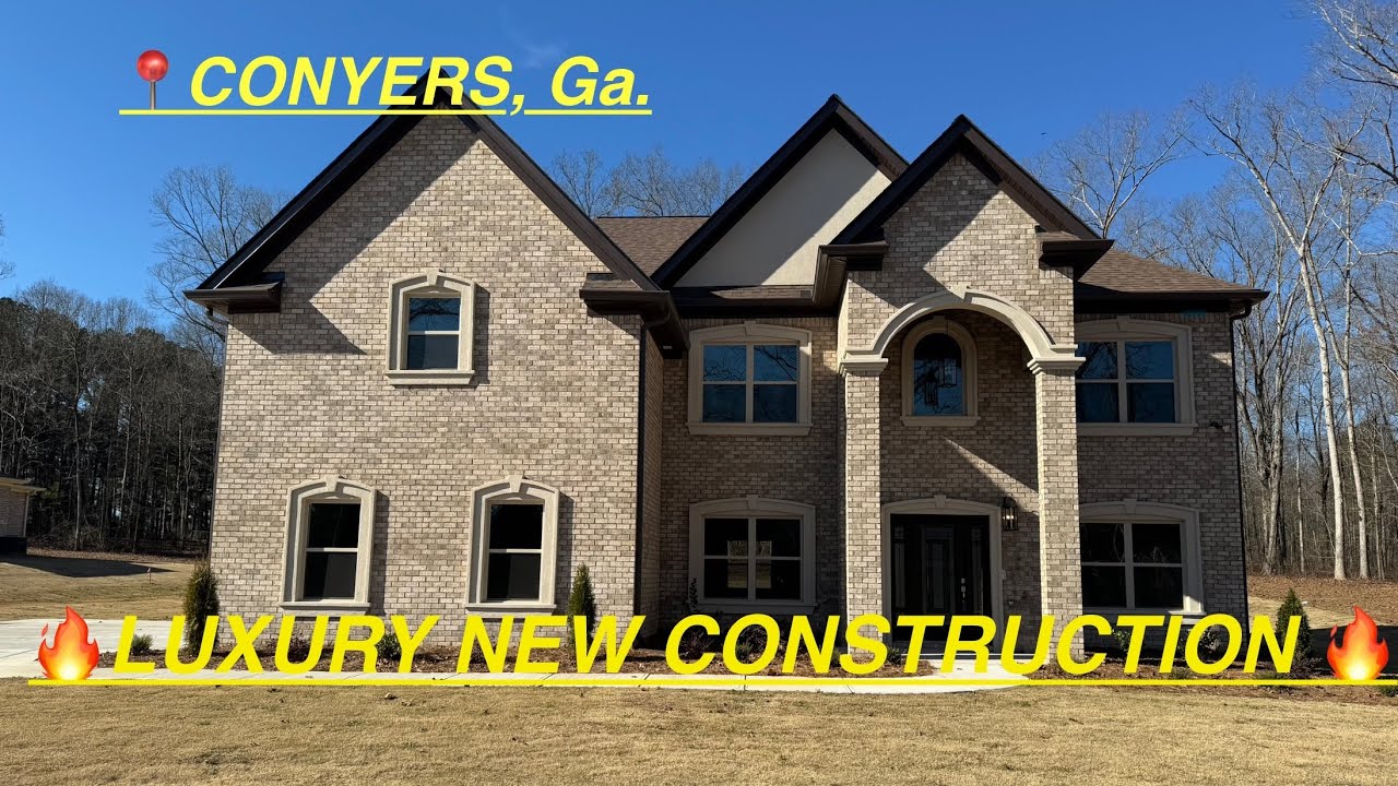 🔥LUXURY🔥Come with me on this journey through this New Construction home in Conyers, Ga.