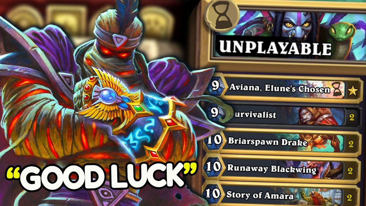 I ran a HS Tournament where you build decks for your opponent