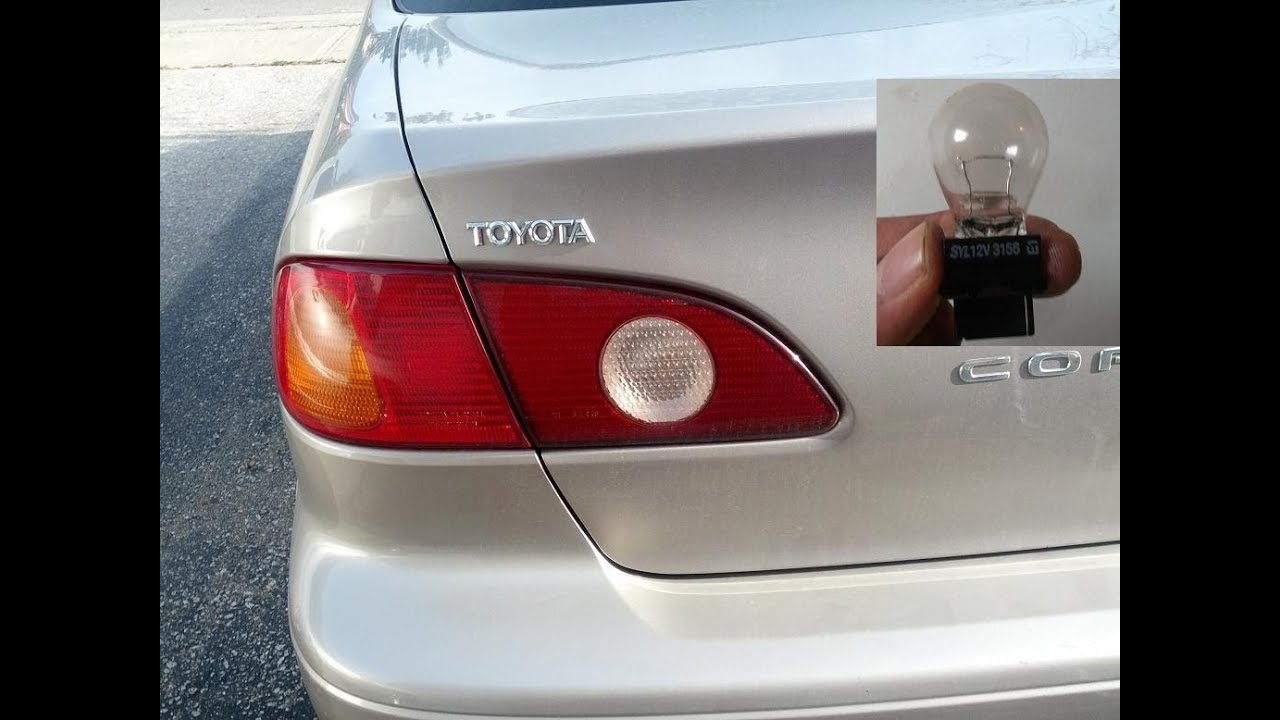 Change Tail, Back or Indicator Light Bulb - Toyota Corolla