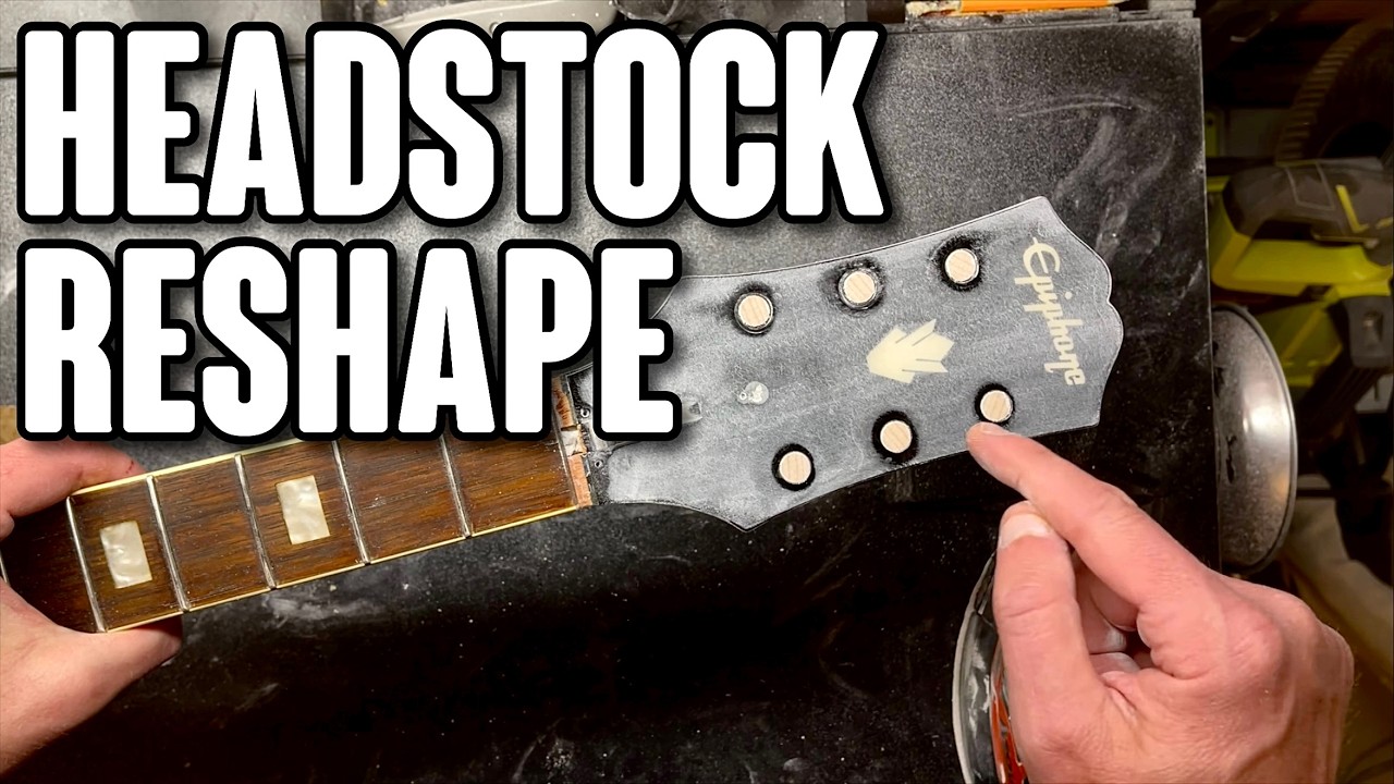 От бюджетного до элитного: грандиозная переделка головки грифа Epiphone! (Часть 2)
