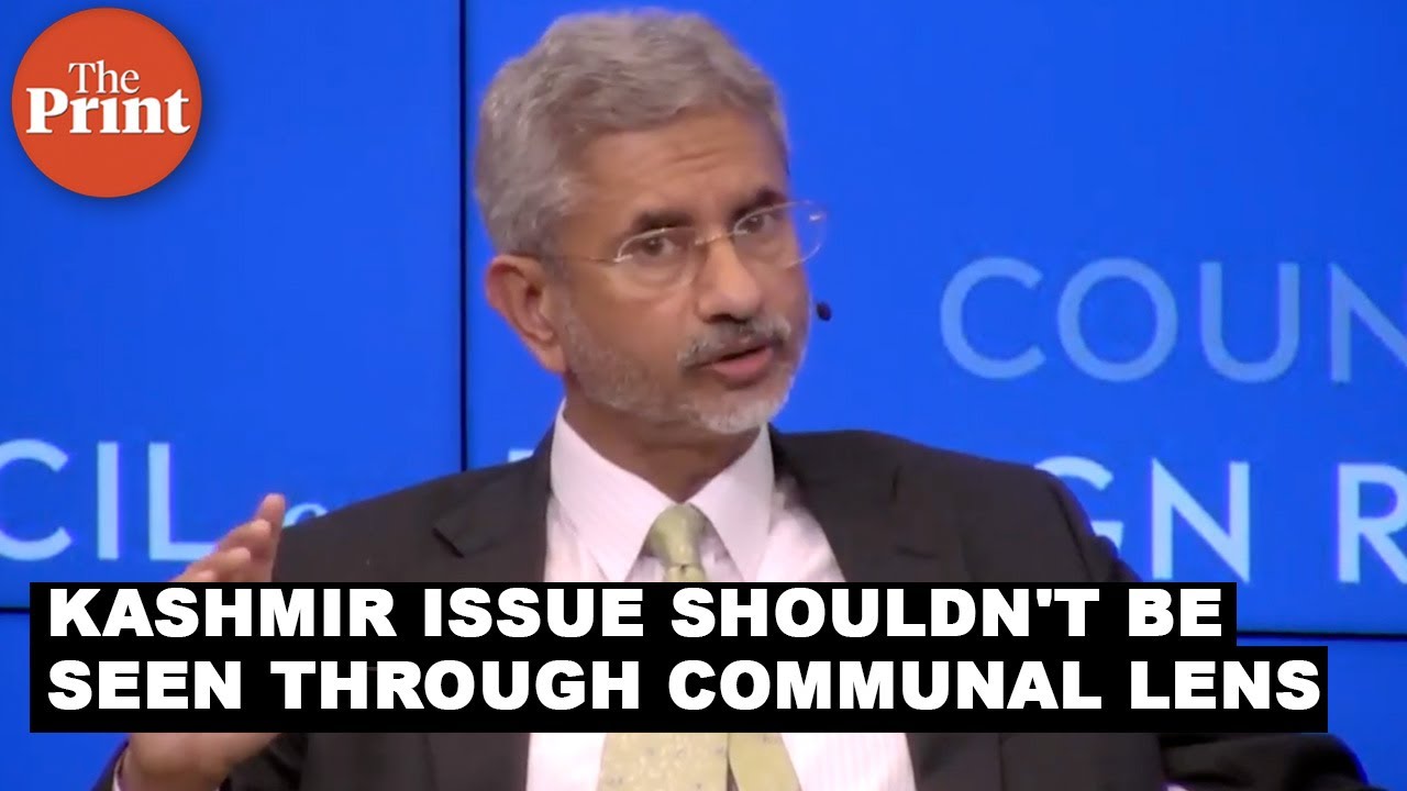 Kashmir issue shouldn't be seen through a communal lens: S Jaishankar