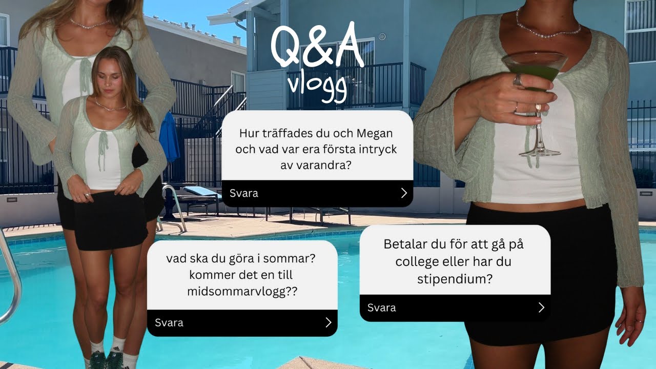 en vecka på college | frågevlogg