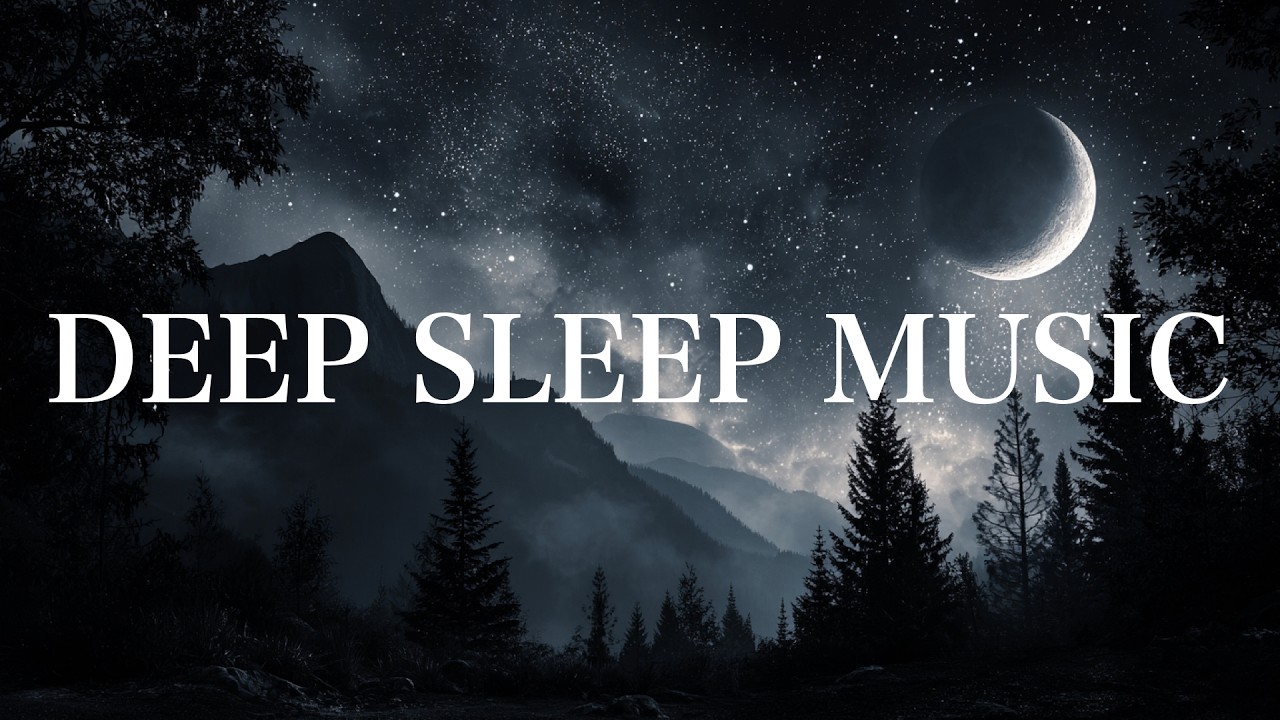 「1 Hour Deep Sleep Music | Gentle Rain & Soft Piano | Black Screen | Cozy Deep Haven」
