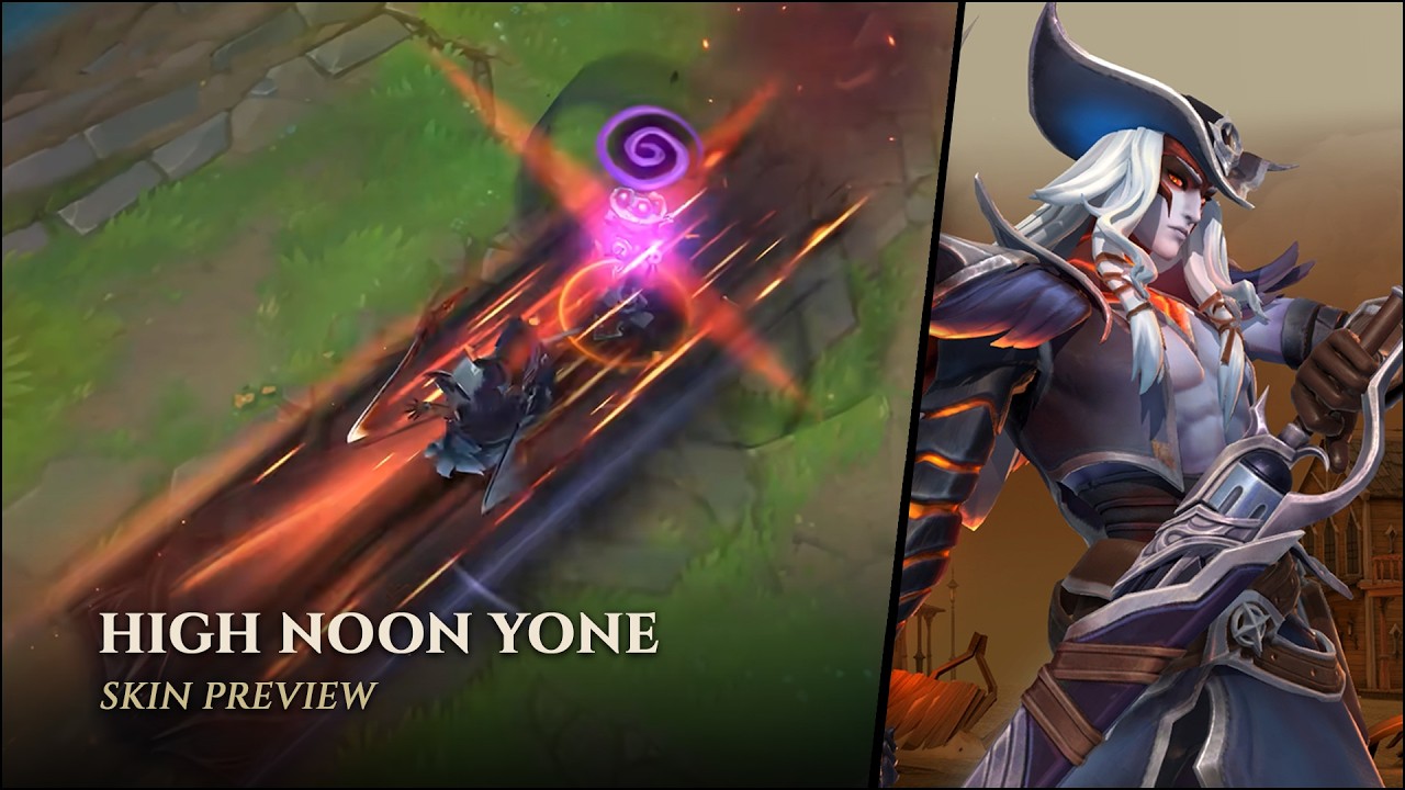 High Noon Yone Skin Preview – Legendary Skin || League Of Legends Wild Rift
