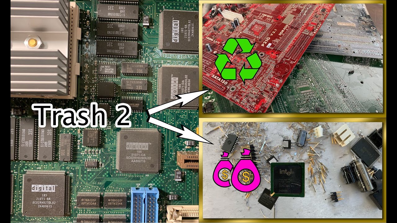 Fast Motherboard Gold Recovery