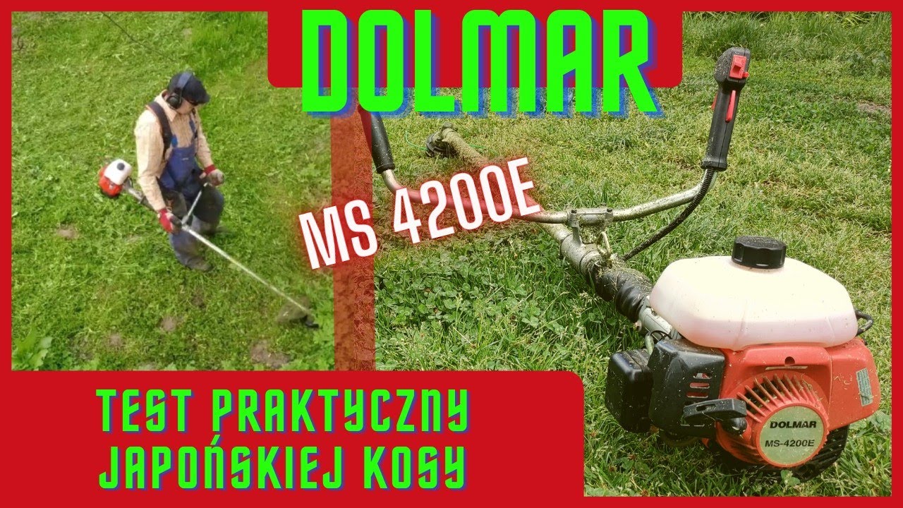 #55 Japońska kosa Makita rbc 420e/Dolmar ms 4200e. Wrażenia z koszenia, wady, zalety.