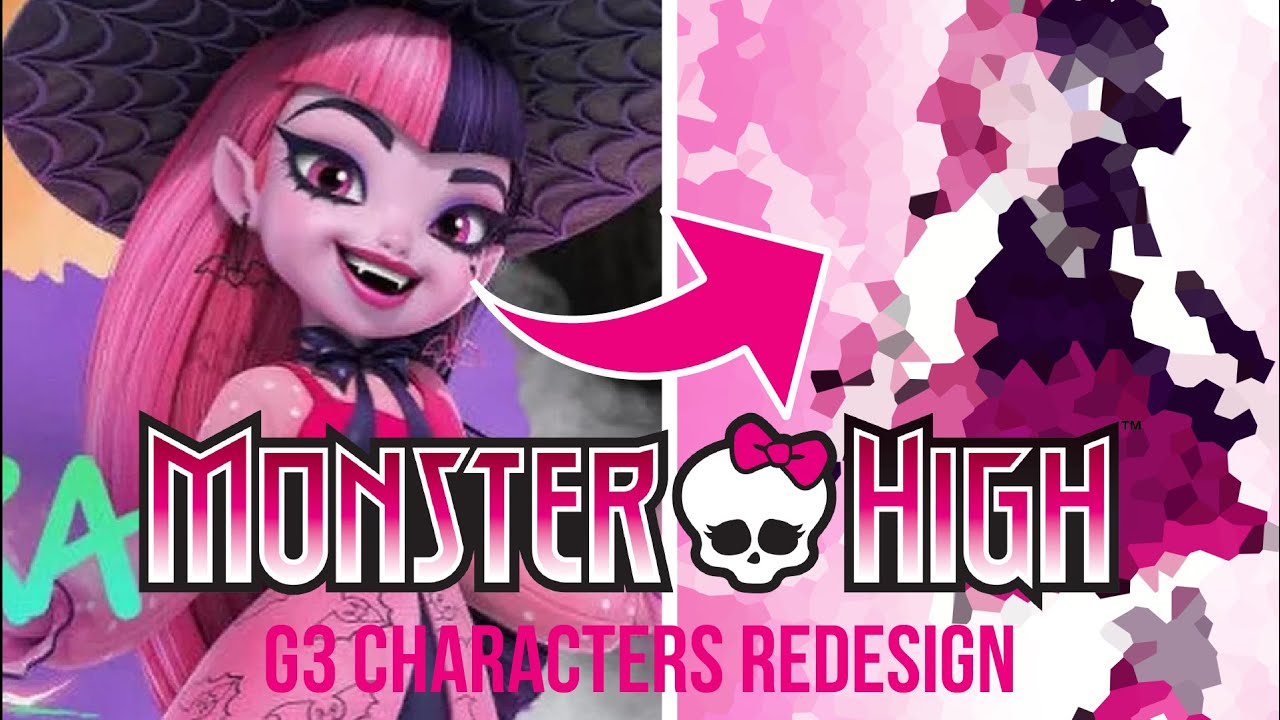 Переделываю дизайн Monster High G3, потому что я в полном беспорядке (Monster High Speedpaint)