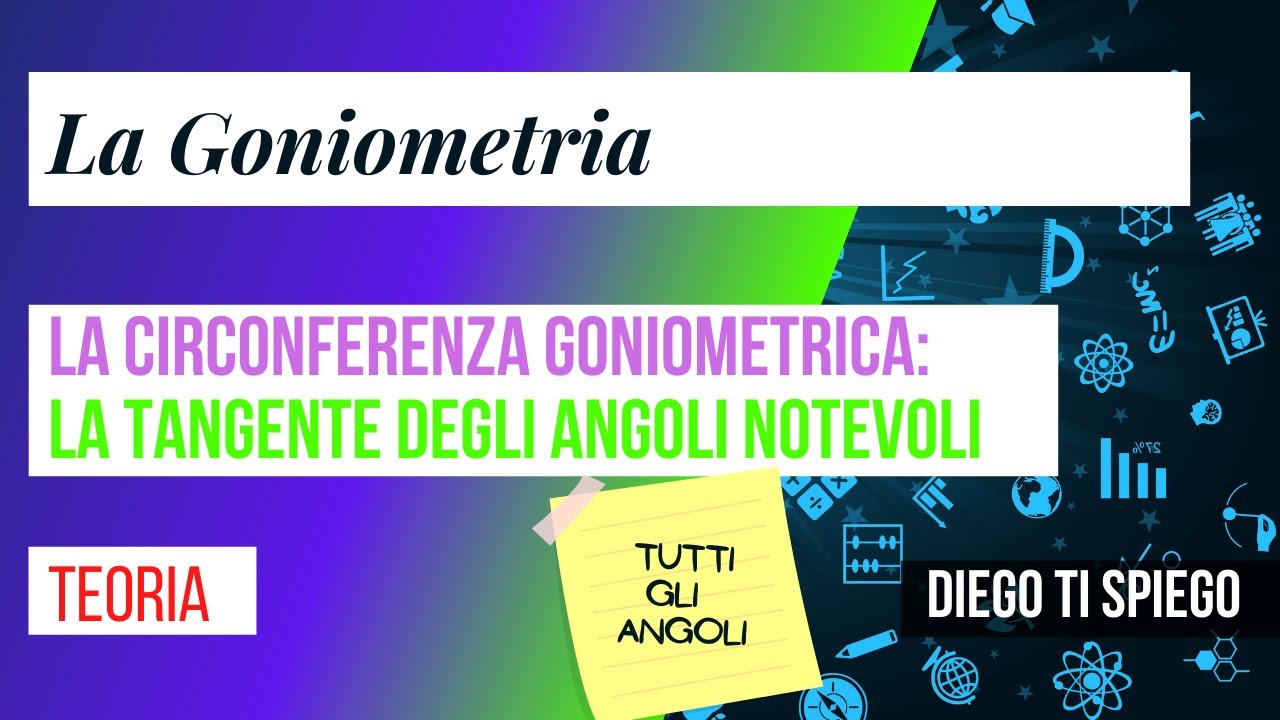 La TANGENTE di una angolo