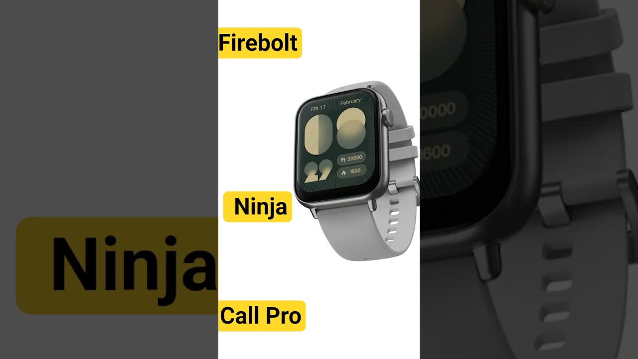 Firebolt Ninja Call Pro Max aati hai massive 2.01 Inches screen ke saath