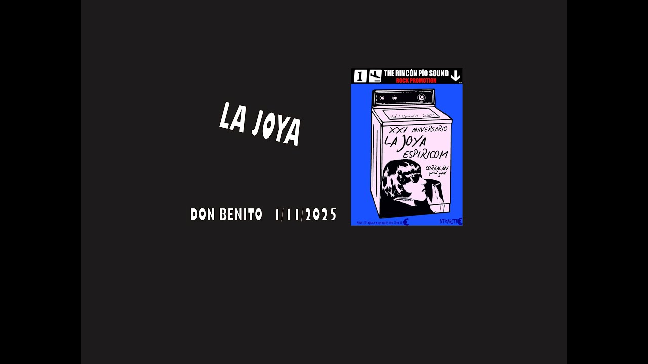 LA JOYA@The Rincón Pío Sound, Don Benito 1/11/2025