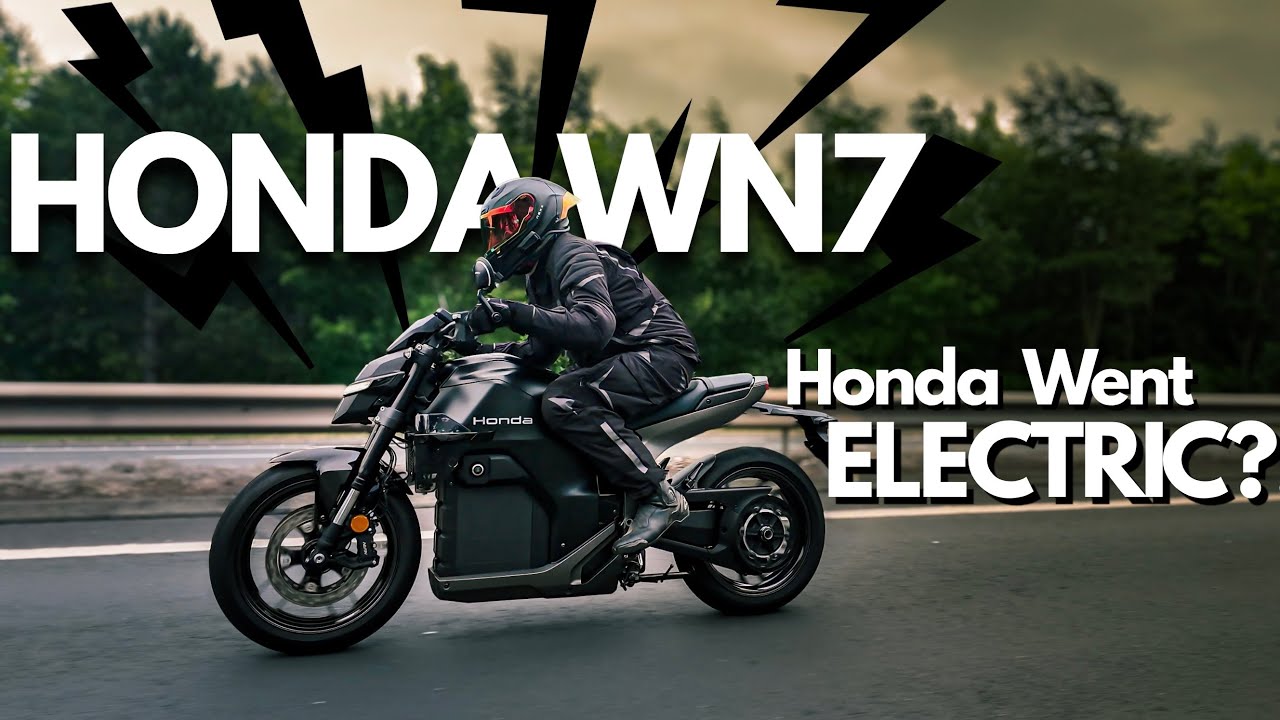 Байкеры реагируют на электрический мотоцикл Honda | Обзор WN7