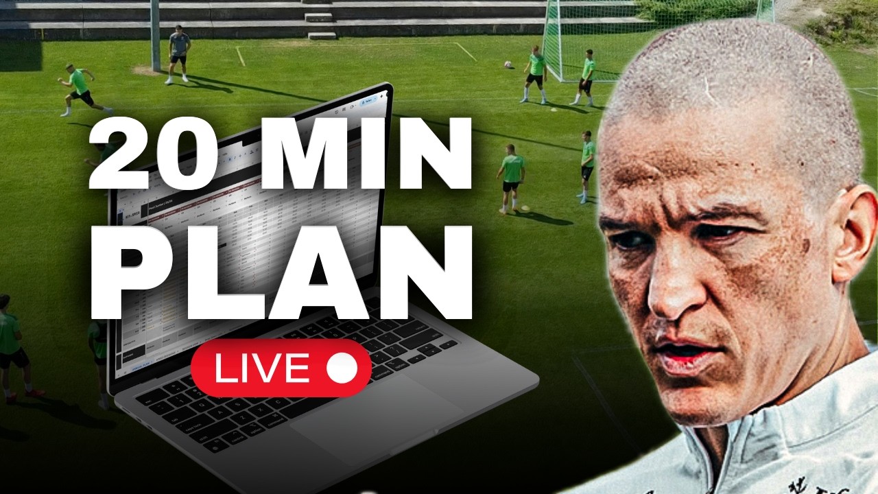 Schau zu, wie ich ein Speedtraining in unter 20 Minuten plane (live)