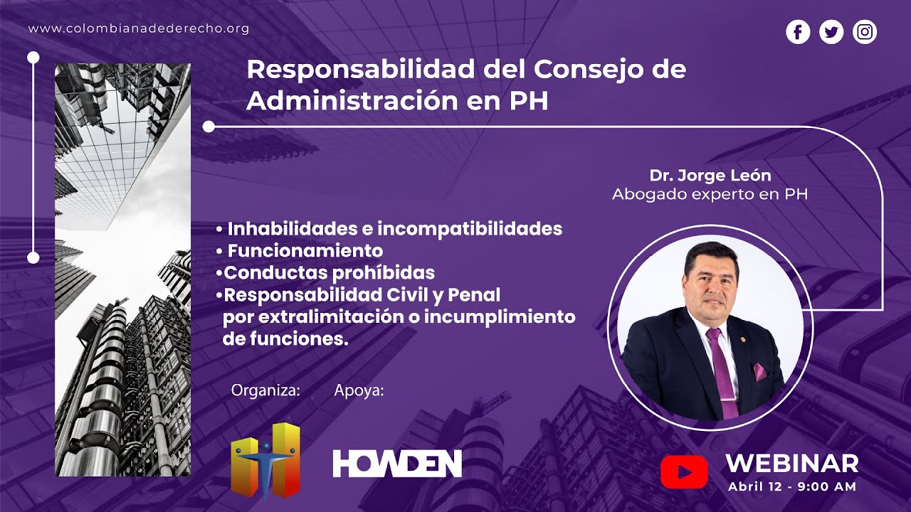 Responsabilidad del consejo de administración en la Propiedad Horizontal