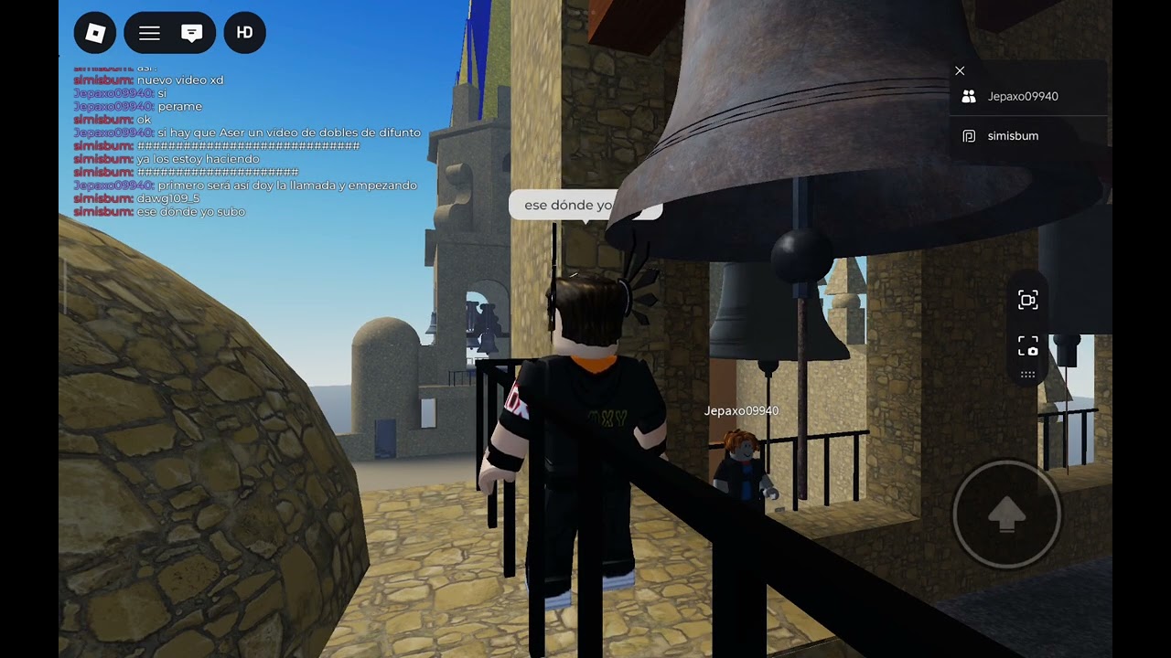 Toques dobles en la catedral de Guadalajara en Roblox