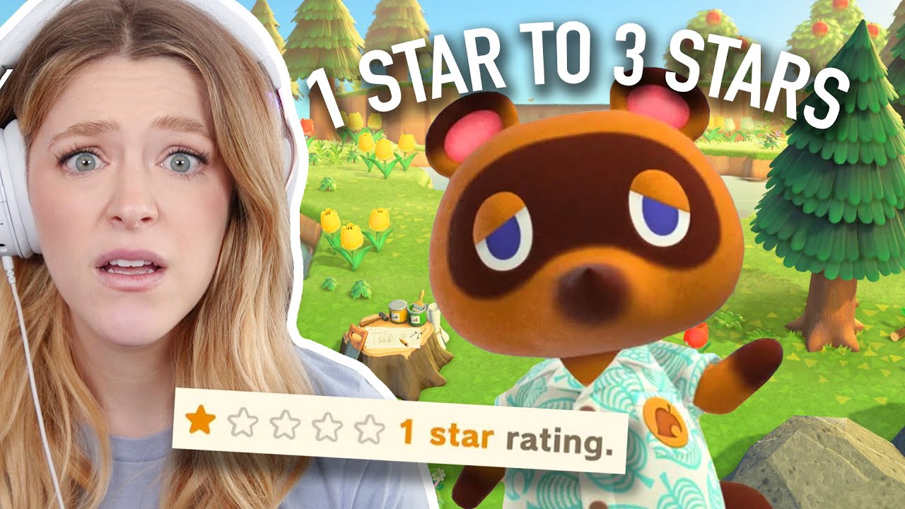 Getting My New Island From 1 Star to 3 Stars In 1 Hour | Animal Crossing New Horizons