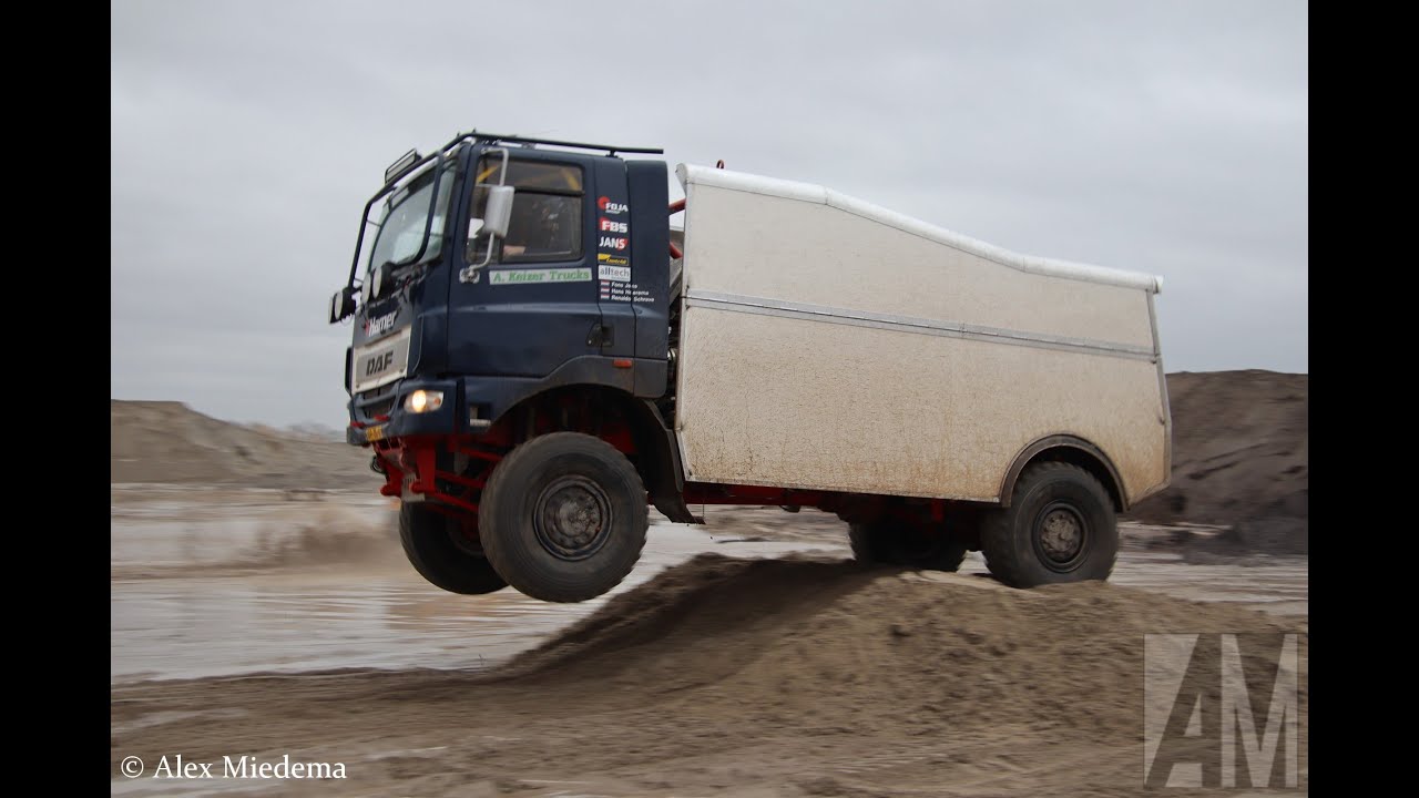 Hamer test de nieuwe DAF rallytrucks