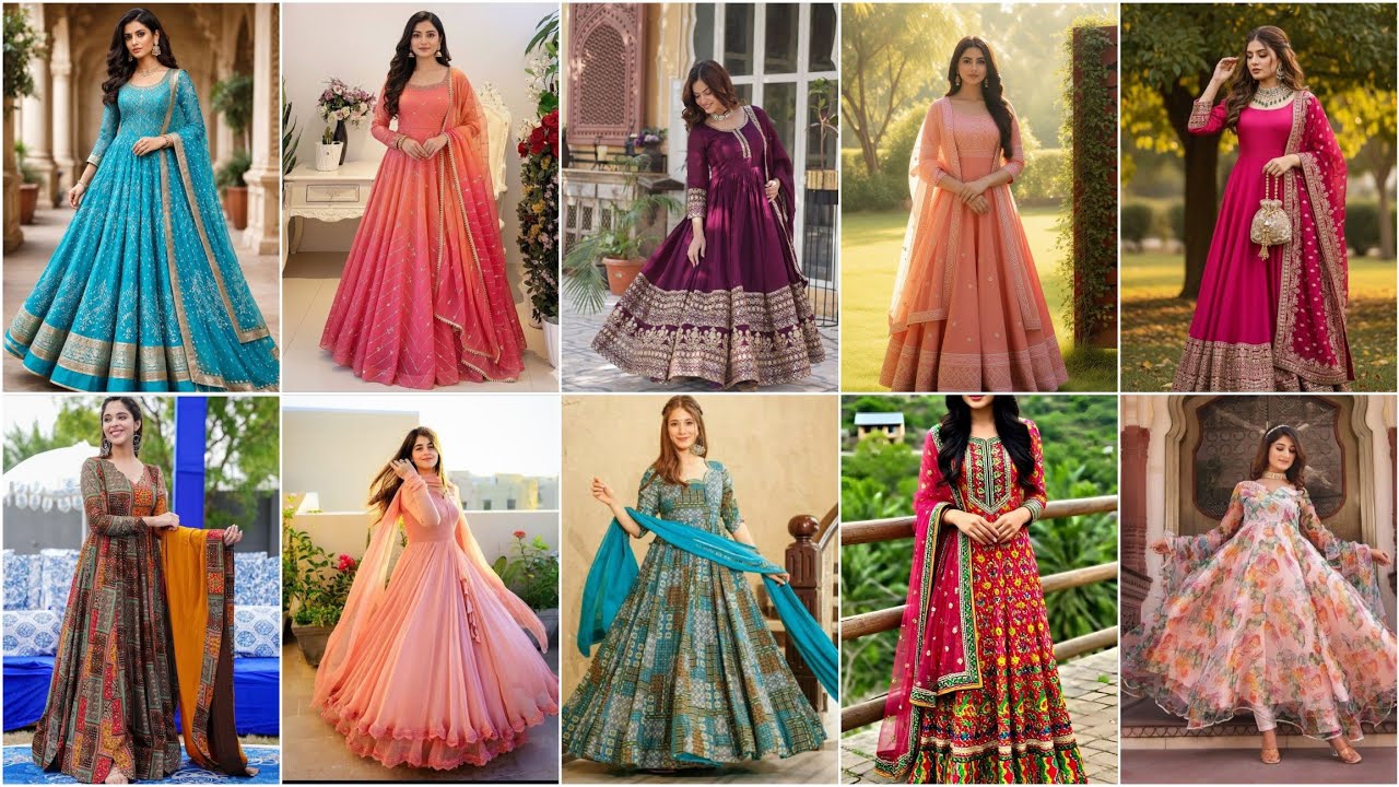 Latest Anarkali Dress Designs | Trending Anarkali Suit Designs 2026|latest frocks design for girls 