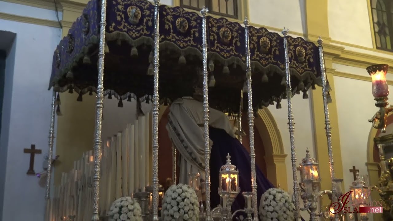 Recogida de la Virgen de la Salud -interior Divina Pastora- | Semana Santa San Fernando 2024 | 4K