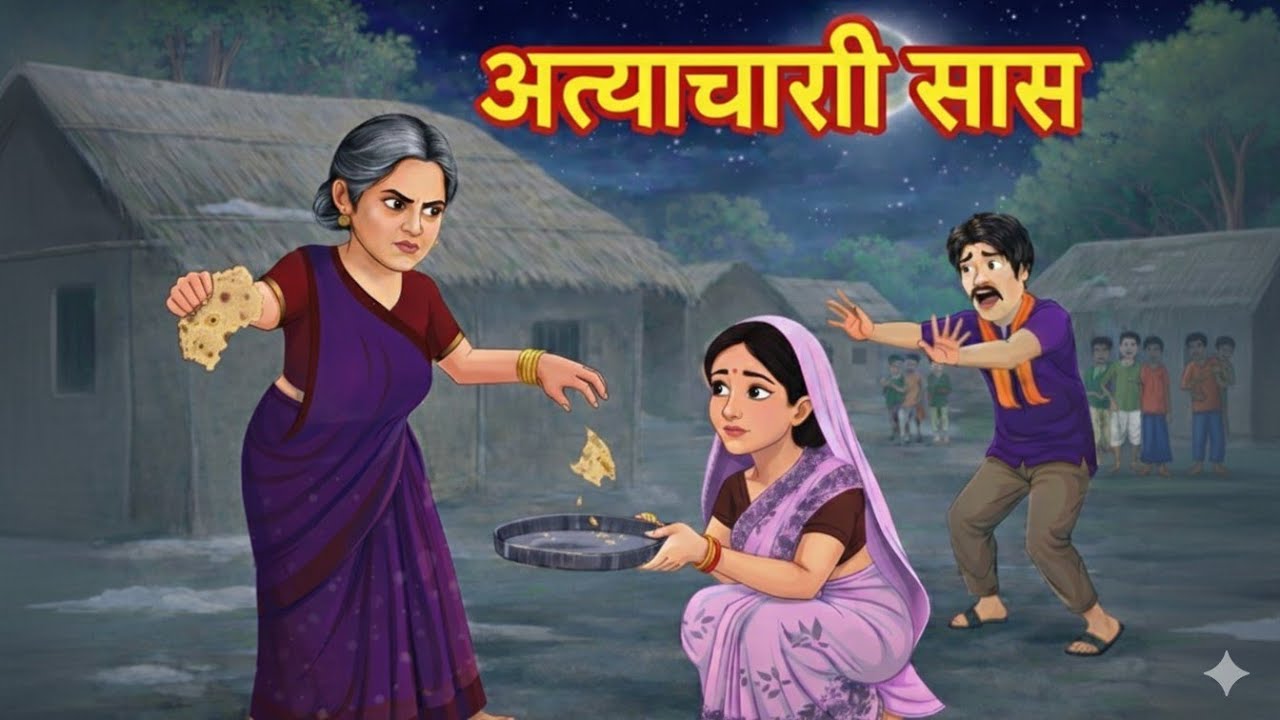 ठंड मे सास का अत्याचार हिंदी कहानी | saas bahu story | कहानियां | hindi cartoon moral story |