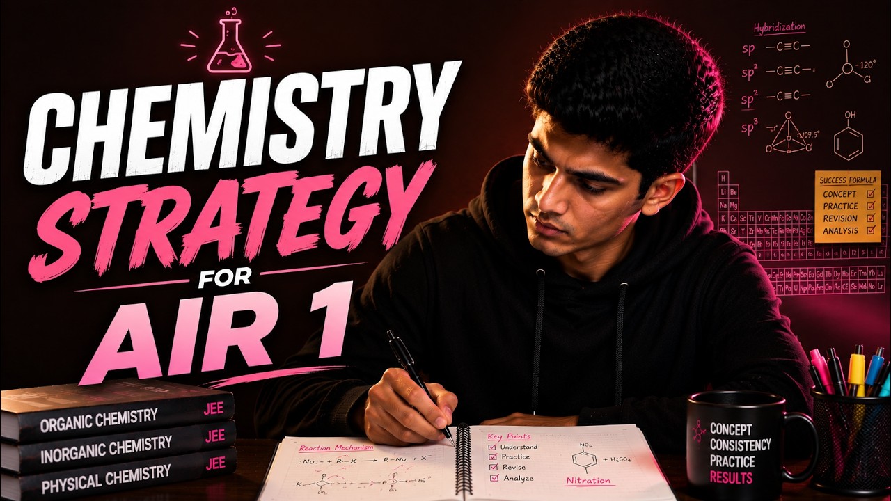 How to ACTUALLY study Chemistry like a JEE Topper (by AIR 1)