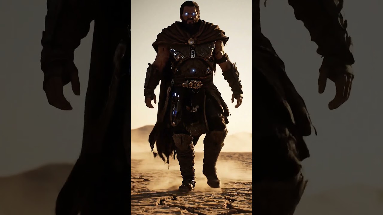 desert sentinel  ai fantasy character reveal