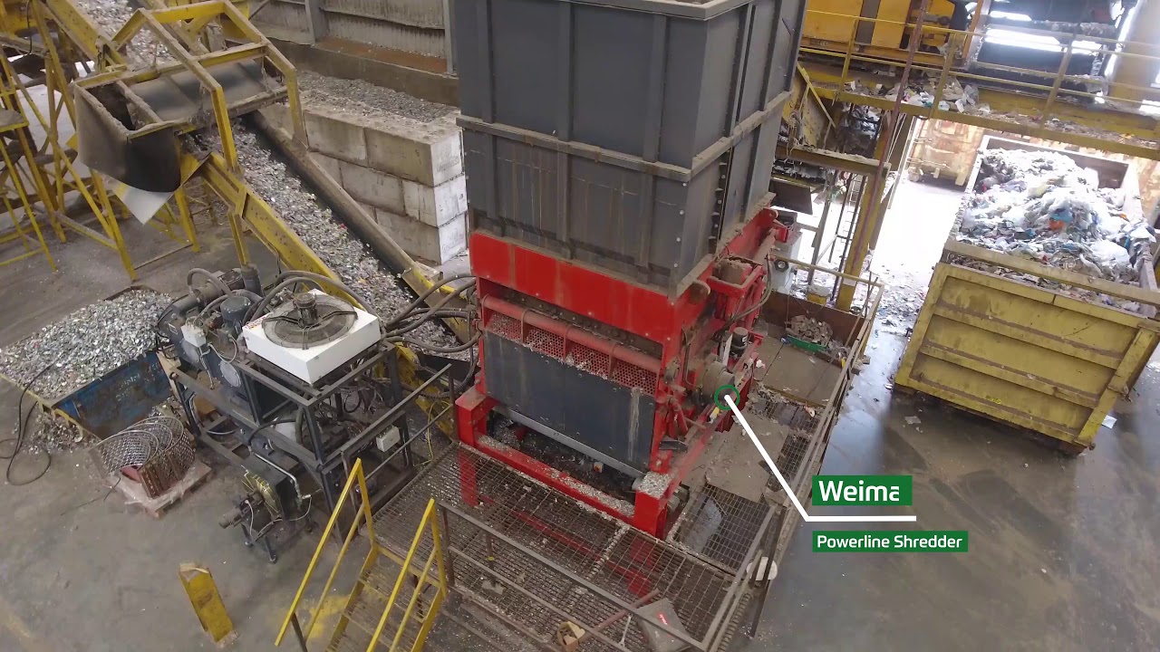 Weima Powerline Shredder - Binn Group - SRF Production